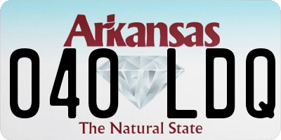 AR license plate 040LDQ