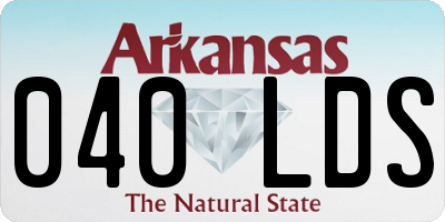 AR license plate 040LDS