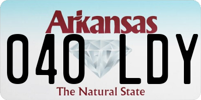 AR license plate 040LDY