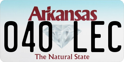AR license plate 040LEC
