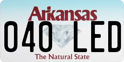 AR license plate 040LED
