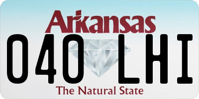 AR license plate 040LHI