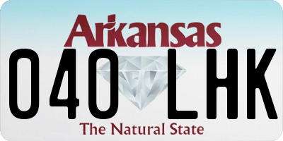 AR license plate 040LHK