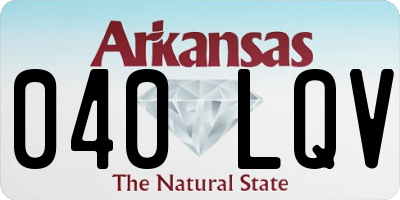 AR license plate 040LQV