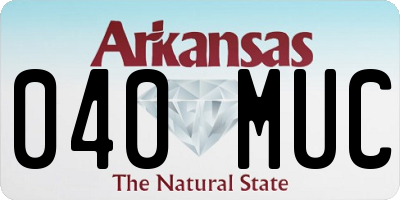 AR license plate 040MUC