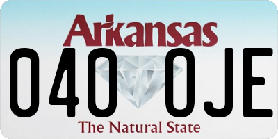 AR license plate 040OJE