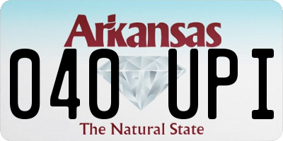 AR license plate 040UPI