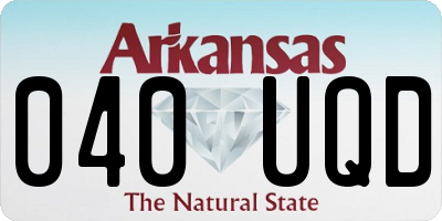 AR license plate 040UQD