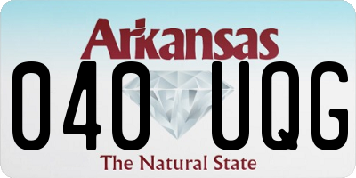 AR license plate 040UQG