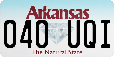 AR license plate 040UQI