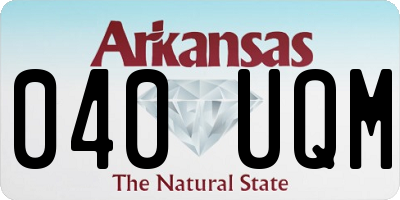 AR license plate 040UQM