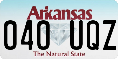 AR license plate 040UQZ