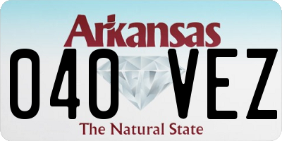 AR license plate 040VEZ