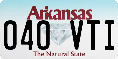 AR license plate 040VTI