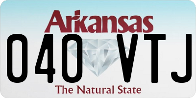 AR license plate 040VTJ