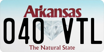 AR license plate 040VTL
