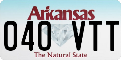 AR license plate 040VTT