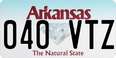AR license plate 040VTZ