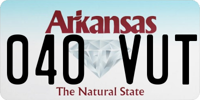 AR license plate 040VUT