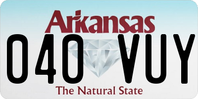 AR license plate 040VUY
