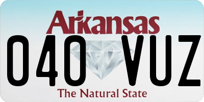 AR license plate 040VUZ