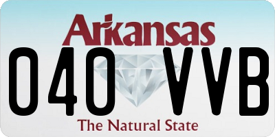 AR license plate 040VVB