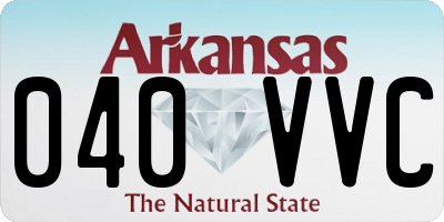 AR license plate 040VVC