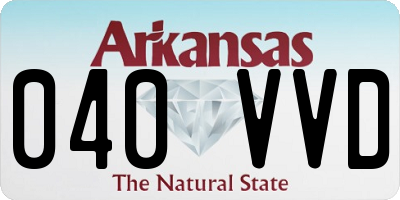 AR license plate 040VVD