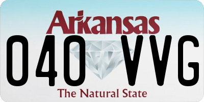 AR license plate 040VVG