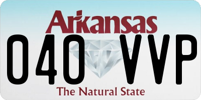 AR license plate 040VVP