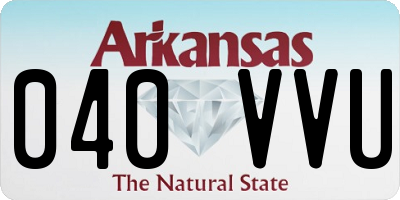 AR license plate 040VVU