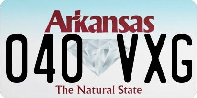 AR license plate 040VXG
