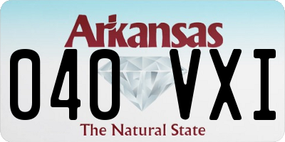 AR license plate 040VXI