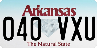 AR license plate 040VXU