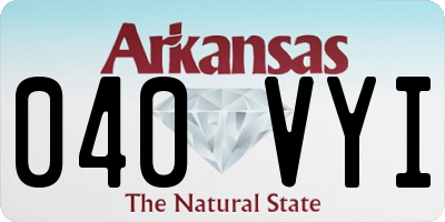 AR license plate 040VYI