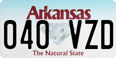 AR license plate 040VZD