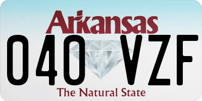 AR license plate 040VZF