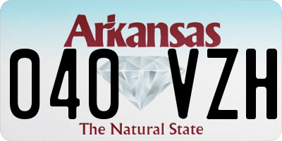 AR license plate 040VZH