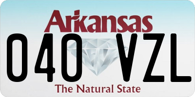 AR license plate 040VZL