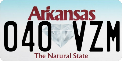 AR license plate 040VZM
