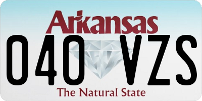 AR license plate 040VZS