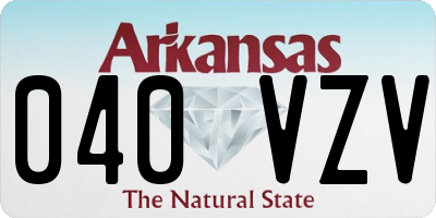 AR license plate 040VZV