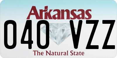 AR license plate 040VZZ