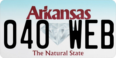 AR license plate 040WEB