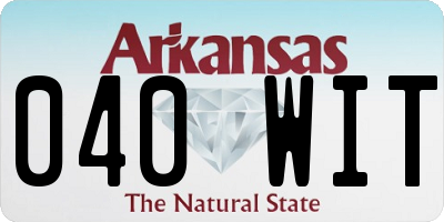 AR license plate 040WIT