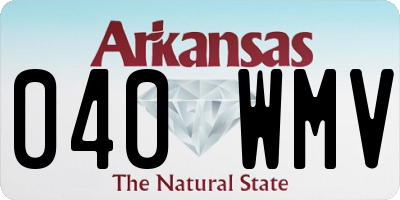 AR license plate 040WMV