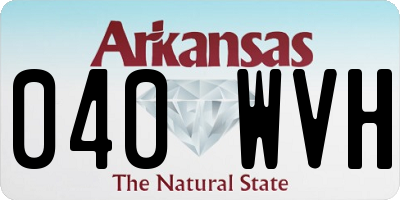 AR license plate 040WVH