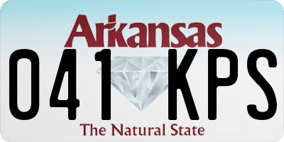 AR license plate 041KPS