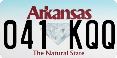 AR license plate 041KQQ