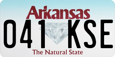 AR license plate 041KSE